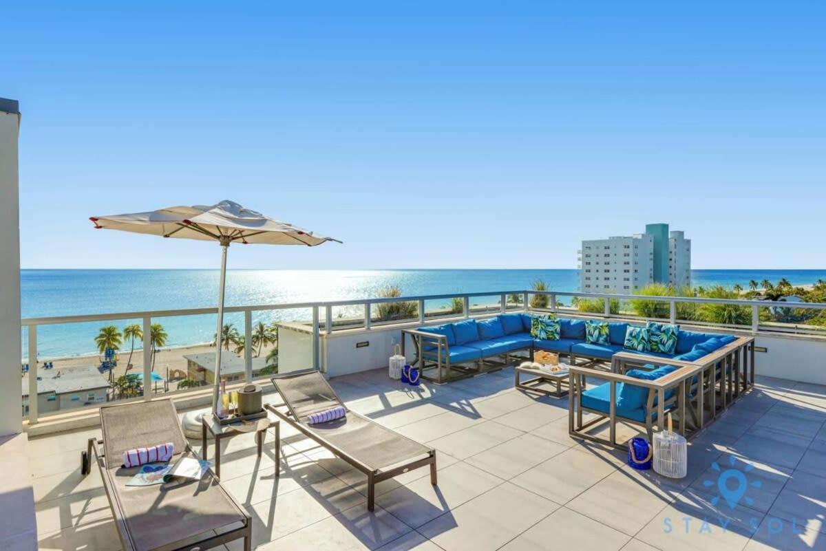 Rooftop Pool - Balcony - Hollywood Beach Broad - Walk Exterior foto